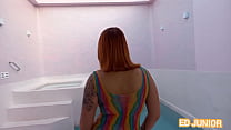 sex ed junior трахает бренда без презерватива полностью в красном и прозрачном porn