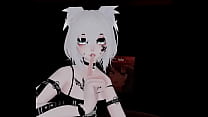 sex шлюшка vrchat трахает себя в публичном холле porn