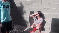 sex i called the bricklayer neighbor to make an estimate i ended up showing my panties by accident i had to get involved porn