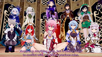 sex genshin impact archons competition anniversary edition сёгун райден нахида фурина ноэль ганю яэ мико нилоу линетт porn
