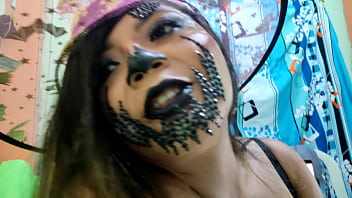 sex то что произошло невероятно грязная пухлая и сексуальная ведьма приходит ко мне домой на хэллоуин и я делаю с ней porn