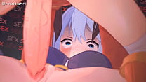 sex アクアがドキドキ このすばふたアニメーション porn