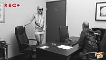sex movie milf anita blue has a deepthroat interview with chris in his office and studio porn