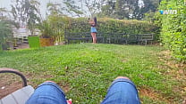 sex 公園でセックスする私はコンドームを外します porn