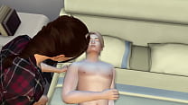 sex 3d молодая сосует спящий член porn