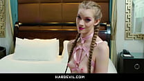 sex горячая сцена анального секса с миниатюрной erin everheart и bbc porn