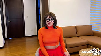 sex велма денкли раскрывает тайну с открытым очком и камшотом porn