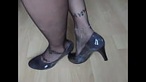 sex dick patent leather pumps nylons and anklet shoeplay and dangling by isabellesandrine porn