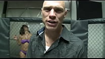 sex стейси адамс прыгает на члене победителя в клетке мма и глотает его сперму porn