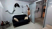 sex я звоню соседке и прошу ее помочь мне закончить оформление к хэллоуину а в итоге трахаю ее потому что она была porn