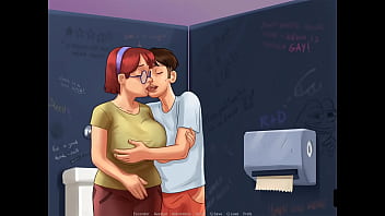 sex summertime saga эпизод 56 играю скрытно с застенчивой и очень грудастой ботаникой porn